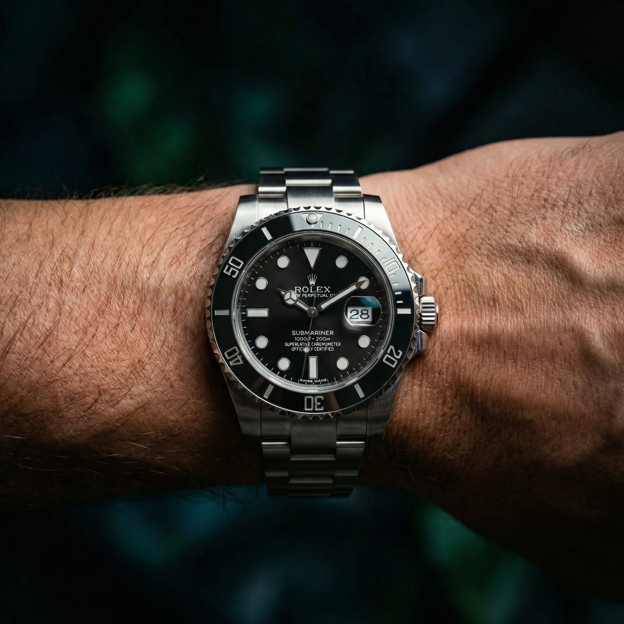 RO. Sub. - 41mm in Steel with Black Dial