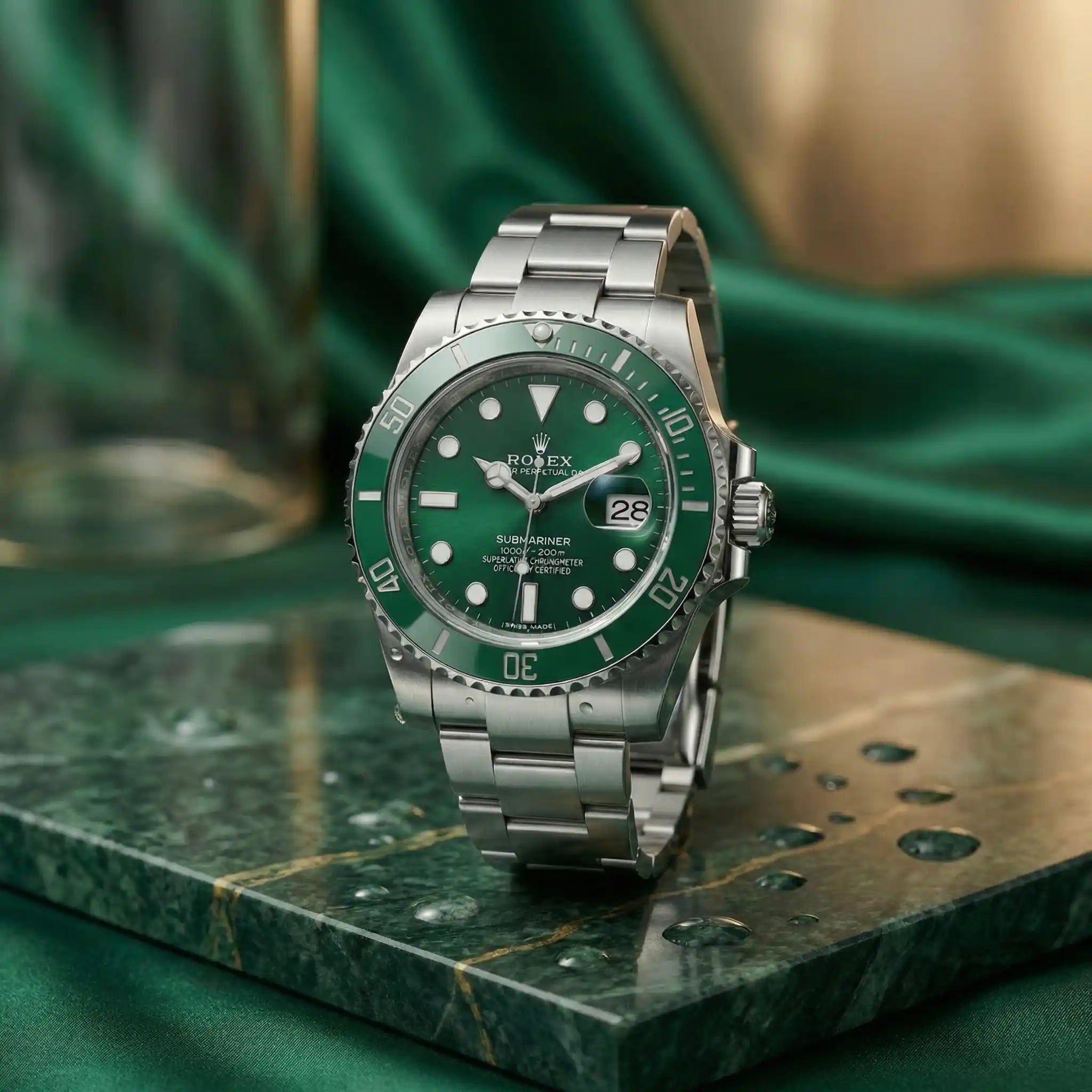 RO. Sub. - 41mm in Steel with Emerald Green Dial