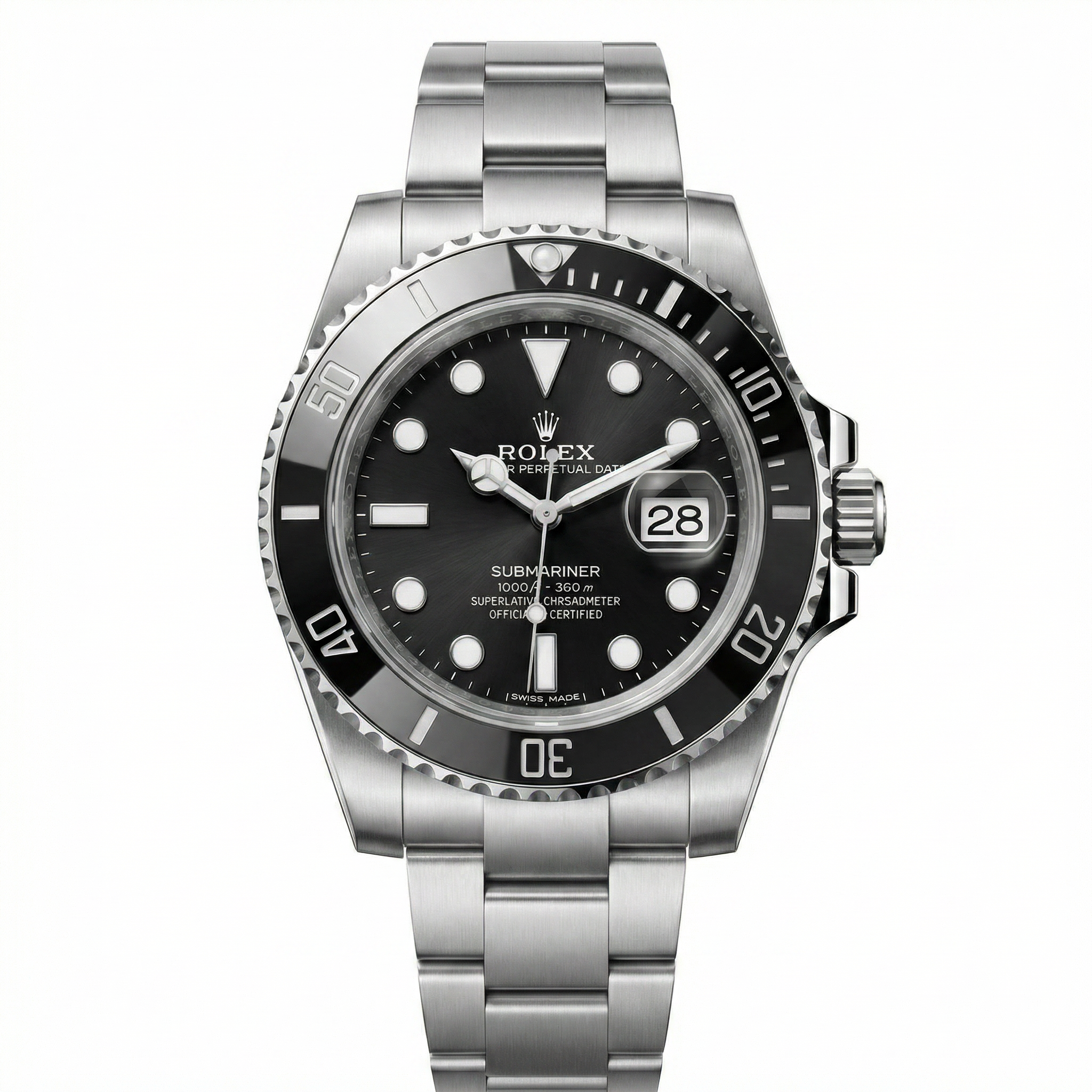 RO. Sub. - 41mm in Steel with Black Dial