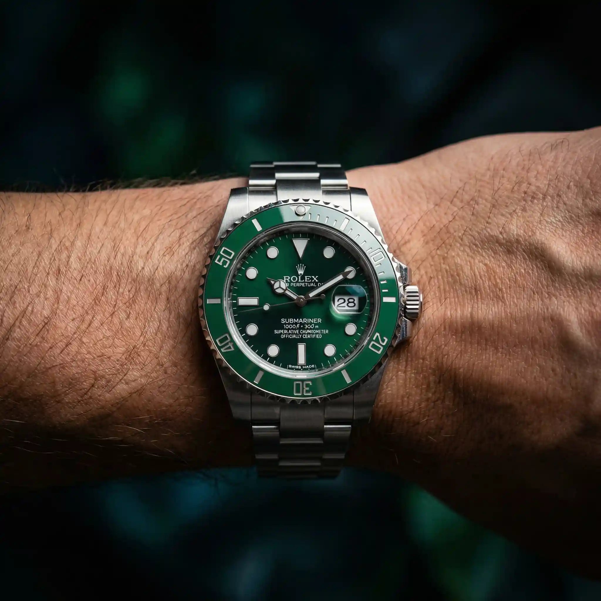 RO. Sub. - 41mm in Steel with Emerald Green Dial